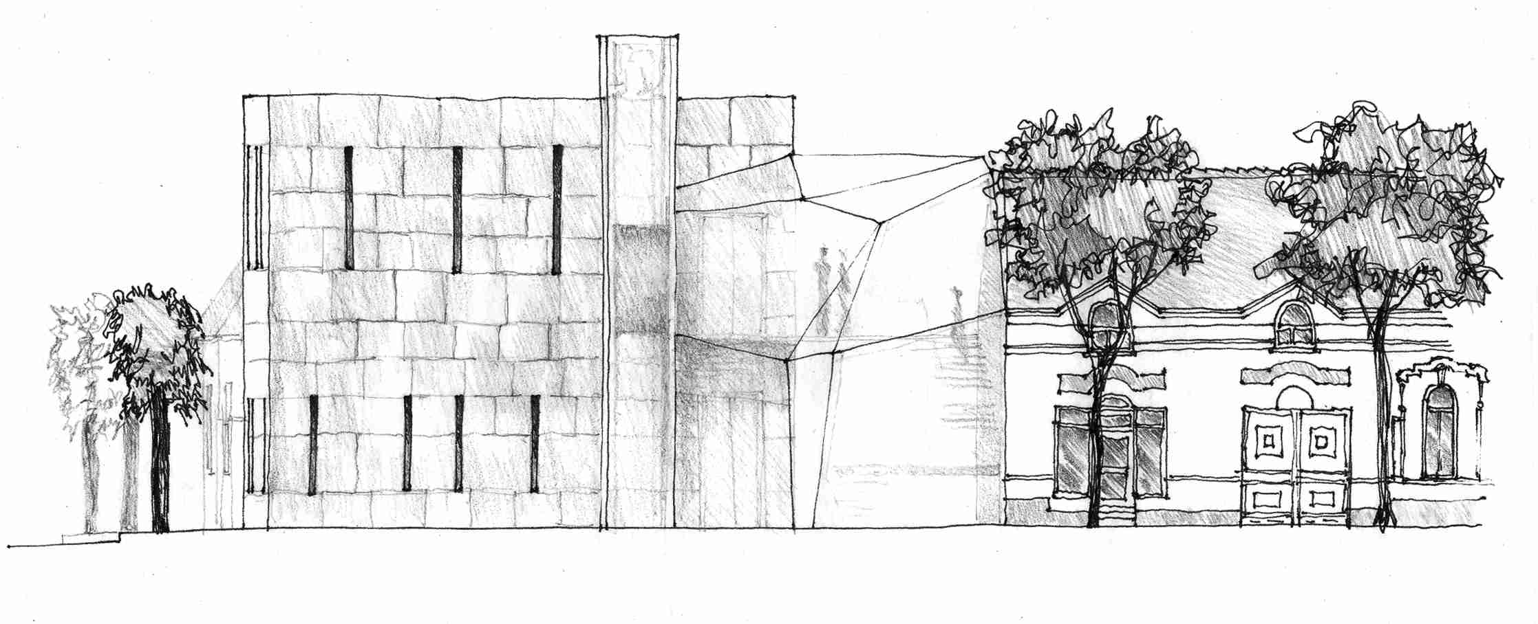 Mesteriskola pályázat - homlokzat 